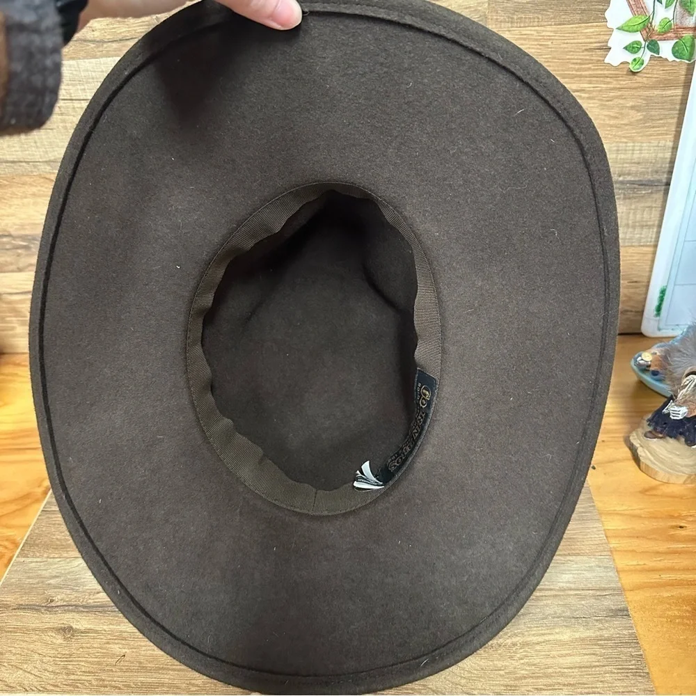 Goorin Bros floppy wool fedora hat women’s medium brown western